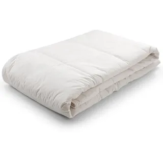 Woodek Design Woodek Luxury Bedding – Natürliche Baumwoll-Bettdecke (220 x 240 cm, - Weiß, Textil, Rechteckig, 240x220 Oeko-Tex® Standard 100, Schlaftextilien, Bettdecken