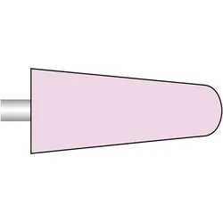 TYROLIT Keramische Stifte DxT-SxL 25x70-6x40 Für Stahl, Form: 52A - (Schleifstift), Art. 11480