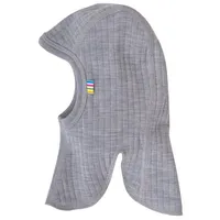 Joha Schlupfmütze aus 100% Wolle Light Grey Melange-50 cm - 50