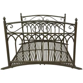 deluke Gartenbrücke SEOUL 91 x 80 x 136 cm Braun/Schwarz