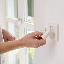 Schellenberg Aufputzrahmen 1-fach eckig Weiß