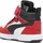 Puma Rebound V6 Mid Kinder Weiß/Schwarz/Rot 27