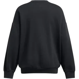 Under Armour Rival Fleece Oversized Sweatshirt Damen 001 black/white M