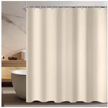 lerores Duschvorhang 180 x 160 cm beige