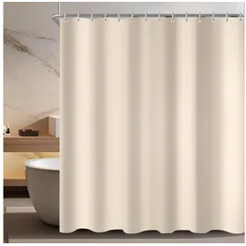 lerores Duschvorhang 180 x 160 cm beige