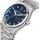 Carlo Colucci Quarzuhr blau/silber Leder 40 mm CC600-1