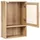Beliani Bad-Wandschrank 40 cm Hellbraun