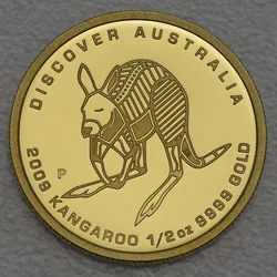 Goldmünze 1/2oz Kangaroo 2009 Discover Australia (Australien)
