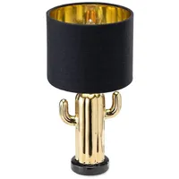 Navaris Tischlampe im Kaktus Design Deko Keramik Lampe für