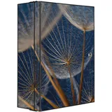 Banjado XXL Medizinschrank Abschliessbar 35x46x15cm Arzneischrank Anthrazit Aus Metall Mit Motiv Verblüht