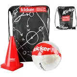 Hudora Fußball-Set rot/weiß/schwarz 71713
