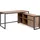 CaliCosy Eckschreibtisch Denver Eiche / Braun