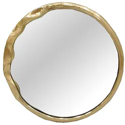 riess-ambiente Wandspiegel ABSTRACT 55cm gold Metall handmade