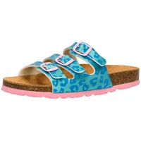 LICO Hausschuh blau Mädchen Pantolette Bioline Kids 31