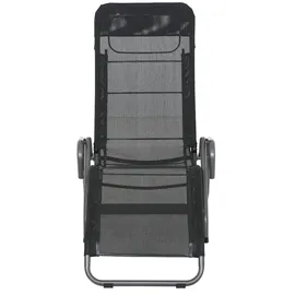 Siena Garden Bito Kippliege 139 x 72 x 118 cm schwarz