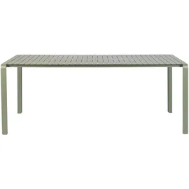 ZUIVER Vondel Gartentisch 214 x 97 x 75 cm Grün