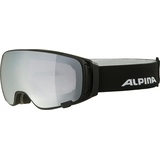 Alpina Unisex - Erwachsene, DOUBLE JACK MAG Q Skibrille, black-matt, One Size