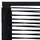vidaXL Gartenstühle 4 Stk. PVC Rattan Schwarz