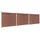 vidaXL WPC Sichtschutzzaun Element Set 526 x 146 cm braun