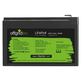Offgridtec LifePo4 Akku 0,10 kWh