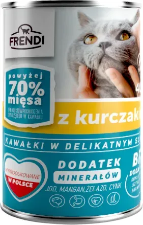 Frendi-Stücke in delikater Hühnersauce 400g für Katzen