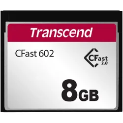 Transcend CFast 2.0 CFX602 - Flash-Speicherkarte - 8 GB - CFast 2.0