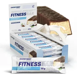 Fitness Bar Kokos, Energieriegel, Kohlenhydrate, Eiweiß & Vitamine, 24 x 35 g One Size