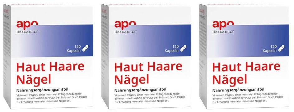 Haut Haare Nägel Kapseln von apodiscounter