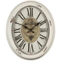 Ambiente Haus Wanduhr »La Beaujolaise Wanduhr 47cm«, weiß