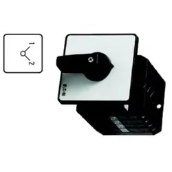 Eaton 092005 Umschalter, T5B, 63 A, Zwischenbau, 4 Baueinheit(en), Kontakte: 8, 90 °, rastend, ohne 0-Stellung, 1-2, Abwicklungs Nr. 90 T5B-4-90/Z