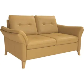 sit&more 3-Sitzer SIT & MORE "Göteborg", gelb (curry), B:191cm H:90cm T:102cm, Sofas, inklusive Sitztiefenverstellung und Federkern