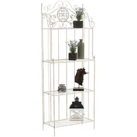 TPFGarden Standregal, Natur, Metall, 66x175x32 cm, Wohnzimmer, ,