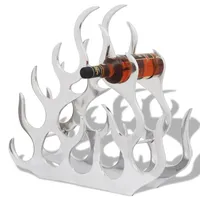 vidaXL Weinregal Flaschenregal 14 x 53 x 14 cm Silber