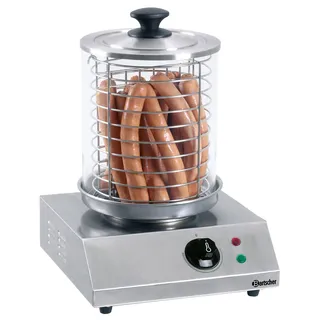 Hot-Dog Gerät / Bockwurst Wärmer / Würtschen Wärmer elektrische Edelstahl | Für ca. 20 Würstchen