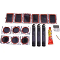 Filmer Flickzeug Fahrrad Reparaturset 19-teilig mit Reifenheber