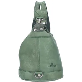 The Skandinavian Brand Mini Leder Rucksack grün