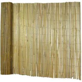 Karat Sichtschutzelement 100 x 300 cm Braun Bambus