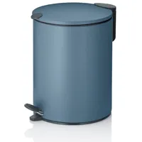 Kela Kosmetikeimer Mats rauchblau Sil. Close 24,5cm 17,0cmØ 3,0