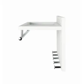 Haku-Möbel Wandgarderobe 75 x 30 x 26 cm Weiß