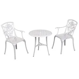 INKOSPOR Bistro-Set 3-tlg. Weiß