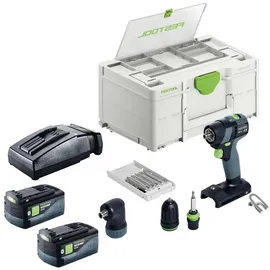 Festool TXS 18-Basic-Set inkl. 2 x 5,0 Ah + Systainer
