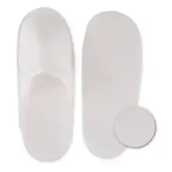Slipper "Standard" Weiss 29,5 cm lang 10x100 Stück Hotelslipper Einwegslipper Einweghausschuhe Gästehausschuhe Hausschuhe