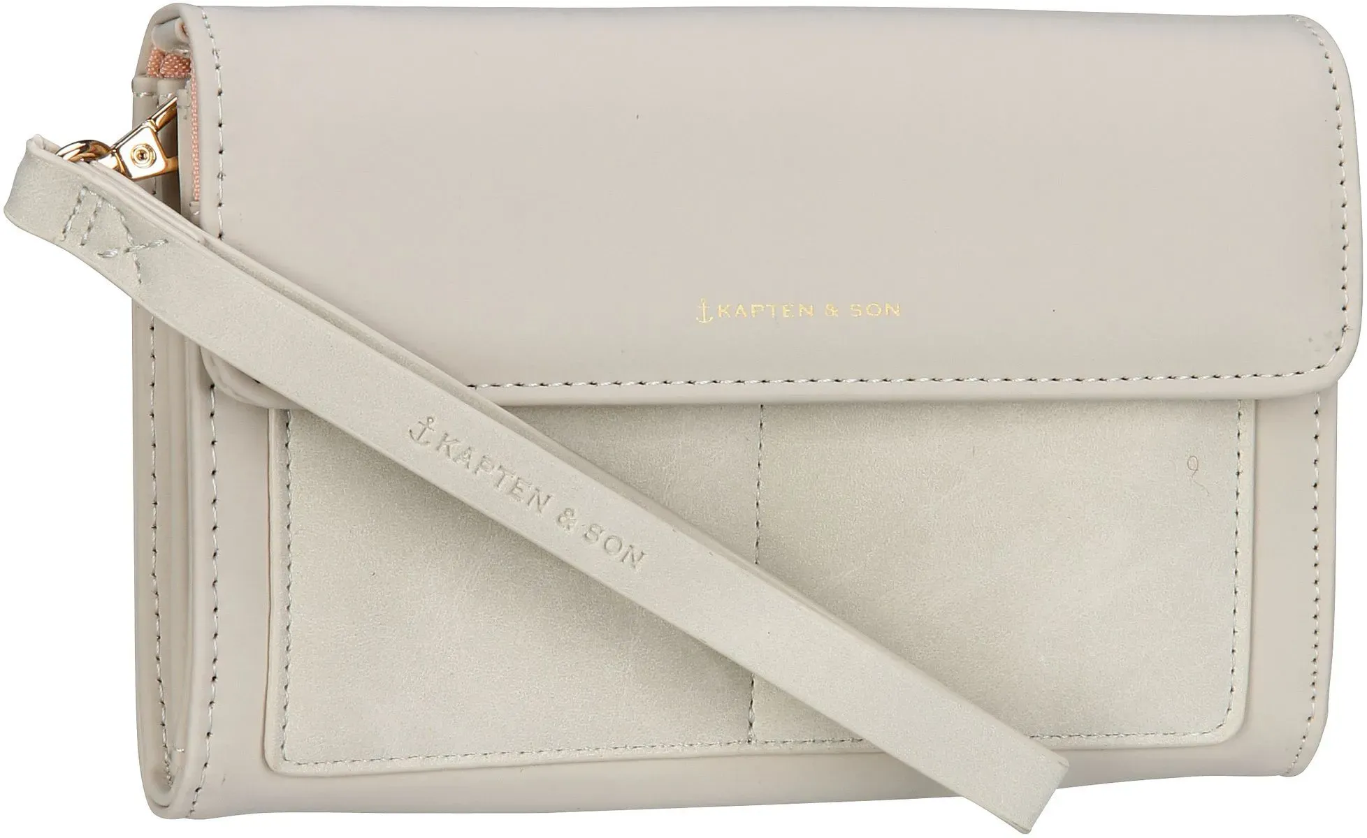 Kapten & Son Clutch Wallet Versailles  in Sandstone (0.8 Liter), Abendtasche & Clutch - Beige