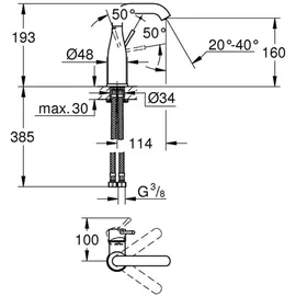 Grohe Essence Einhandmischer Chrom