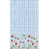 5x Duni Dunisilk® Tischdecke 138 x 220 cm Strawberry Picnic
