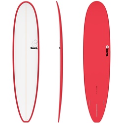 Torq Epoxy TET Longboard Red Pinline Surfboard Wellenreiter, Größe: 8’6“