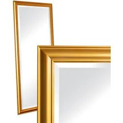 LC Home Wandspiegel Spiegel »Schlicht« gold 180 x 80 cm Landhaus-Stil XL Ganzkörperspiegel