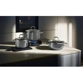 WMF Fusiontec Essential Topfset 3-teilig, Calm Grey