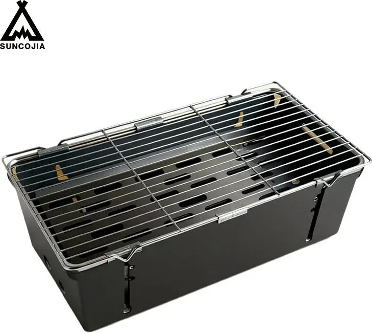 SUCOJIA Taktischer Kollapskaminofen, Einzelstück-Monobauweise, tragbar, schneller Aufbau, Medium, schwarz, ca. 3,6 kg (7,9 lb)