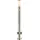 GLOBO Außenleuchte Edelstahl 110,0 cm 1x E27 silber